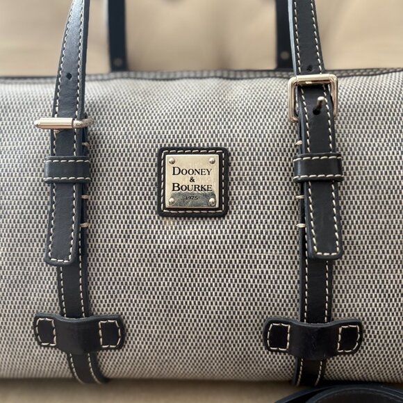 VTG Auth. DOONEY & BOURKE Iconic Coated Canvas J2687549 Convertible Satchel Bag - Picture 3 of 9